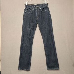 Levis 505‎ Mens Denim Blue Jeans Straight Leg Size 31X32